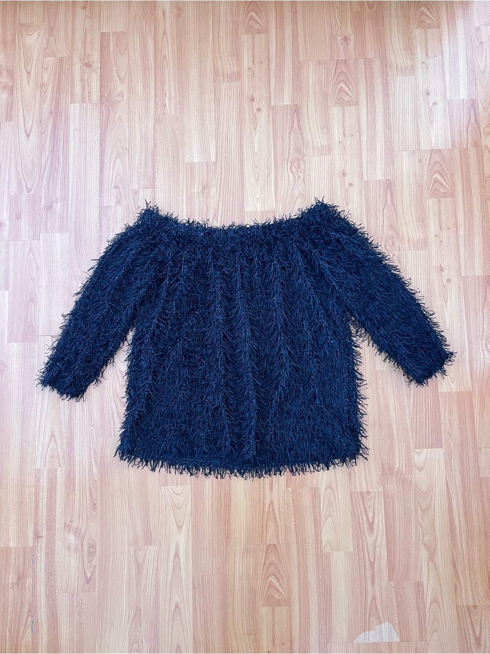 Zara Fringed Off Shoulder Top